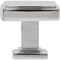 Jeffrey Alexander 1-1/4" Overall Length Polished Chrome Square Renzo Cabinet Knob 141PC - alternate 5